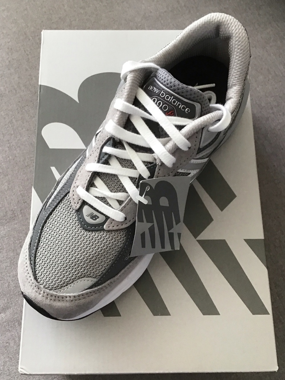 New Balance Gray and White womens sneaker